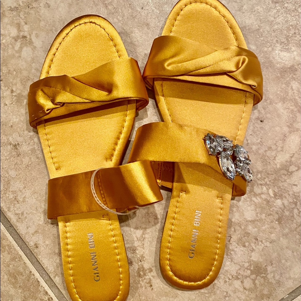 Brand New Gianni Bini Satin Slides